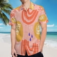 thumbnail image 5 of High Quality Hawaiian Shirts for Men Short Sleeve Aloha Beach Shirt Floral Summer Casual Button Down Shirts Blouses TM99G5, 5 of 7
