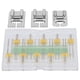 thumbnail image 4 of Kit de prensatelas para máquina de coser, agujas gemelas mixtas de varios tama?os con caja de plástico para máquinas herramientas de coser domésticas Amonsee No, 4 of 5