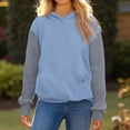 thumbnail image 2 of Bovemsi Sweatshirt for Women Oversized Hoodies Cute Cotton Plain Pullover Plus Size Hooded With Pocket Winter Outfits Camo Hoodie, 2 of 6