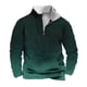 thumbnail image 2 of Sudadera sin capucha para hombre, informal, a la moda, con cuello alto, estampado de calaveras, cremallera, jersey de manga larga, blusa de poliéster para hombre, 2 of 5