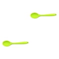 thumbnail image 3 of Cateissary Cuchara de silicona Cuchara de sopa de vajilla profesional de mango largo Verde Verde 2Conjunto, 3 of 6