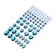 thumbnail image 2 of Rhinestone Stickers Self Adhesive Sky Blue For Handmade Gifts Cell Phones Rectangle Shape 1Set, 2 of 4