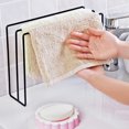 thumbnail image 4 of Koszal Iron Dish Cloth Storage Rack Scouring Pad Drain Holder Bathroom Kitchen Stands, 4 of 7