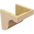 thumbnail image 5 of 9"W x 9"D x 9"H Wide Del Monte Rough Cedar Woodgrain TimberThane Corbel, Primed Tan, 5 of 6