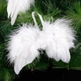 thumbnail image 4 of 10pcs Angel Feather Wing Christmas Tree Home Party Decor Hanging Ornament Wedding Prop, 4 of 6