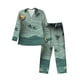 thumbnail image 1 of Balery Paper Fox Crow Fantasy Pijama para Hombre de Dos Piezas con Manga Larga, Conjunto de Dormir y Descanso Suave con Bolsillos-Large, 1 of 7
