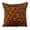 Brown, variant on Throw Pillow Covers, Grey Designer Throw Pillow Covers 16x16 inch (40x40 cm), Taffeta Toss Pillows, Solid Color, Knots, Textured, Rhombus, Modern Cushion Cover - Between Spaces