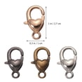 thumbnail image 4 of 10pcs Heart Shape Lobster Clasps Alloy Charms DIY Accessory for Keychain Bag Jewelry Making (Golden), 4 of 9
