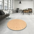 thumbnail image 4 of Ahgly Company Machine Washable Indoor Rectangle Contemporary Yellow Orange Area Rugs, 5' x 7', 4 of 7