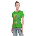 thumbnail image 3 of Level 13 Unlocked Women'S Basic Short Sleeve T-Shirt Green Large, 3 of 5