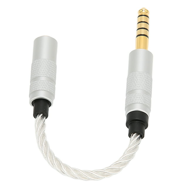 Cable estéreo balanceado de 4,4 mm a 3,5 mm Cable adaptador de auriculares macho a hembra para reproductor NW‑ZX300A NW‑WM1A NW‑WM1Z PHA‑2A