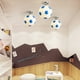 thumbnail image 2 of Cateissary Lámpara de techo del Club de fútbol, decoración de dormitorio para niños, luces creativas para decoración de dormitorio de Iluminación y accesorios Rojo, 2 of 6