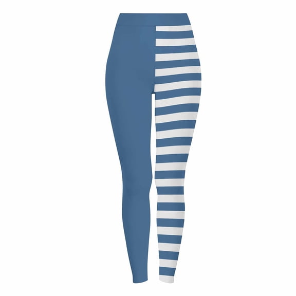 LEAVINGSUO Yoga Pants Leggings for Women Plus Size Women's Print Fashion Comfortable Casual Hip Lift Yoga Pants Leggings Clear XXL