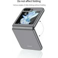 thumbnail image 5 of case for Galaxy Z Flip 5 Case - Ultra Thin Matte PC Protective Cover - Shockproof, Anti-Drop, and Wear-Resistant Galaxy Z Flip 5 Case for Samsung Galaxy Z Flip 5 2023, Silver, 5 of 14