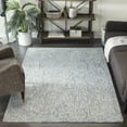 thumbnail image 2 of DecMode Living room Rectangle Geometric Modern Area Rug, Blue, 6 x 9, 1 - Piece, 2 of 6