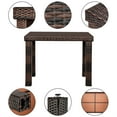 thumbnail image 5 of Cfowner Rattan Rectangle Dining Table for Patio, Backyard, Garden, Balcony, Indoor Outdoor Use Furniture, 5 of 7
