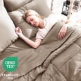 thumbnail image 3 of Queen Comforter Set, Grey 7 Pieces Bed in a Bag All Season Bedding, with Stitch Quilted Comforter Flat Sheet Fitted Sheet Pillowcases, 3 of 9
