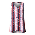 thumbnail image 5 of JGTDBPO Independence Day T-Shirt For Women Plus Size Summer Tank Tops In Red White And Blue Stylish Top Women Short Sleeveless V-Neck Independence Day Loose T-Shirt Blouse Tops Vest, 5 of 5