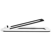 Kanto YU2 100W PC Gaming Desktop Speakers - Matte White (Pair) with Kanto S2W Angled Desktop Speaker Stands - White (Pair) (2022)
