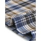 thumbnail image 5 of Pantalones De Tobillo A Cuadros Allegra K Casual Con Botones Azul S, 5 of 5