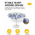 thumbnail image 2 of nqOlkjepod Blue Tree Round Tablecloth, Fitted Table Cover with Elastic for 45"-54" Round Tables, Nature Forest Wild Plant White Watercolor Table Cloth Outdoor Dinning Party Waterproof Tablecloths, 2 of 6