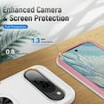 thumbnail image 6 of for Google Pixel 9 Pro XL Armor Case with Camera Lens Slide Protection [Military Grade Drop Tested] for Magnetic Car Mount Ring Holder Kickstand Protective Heavy Duty Phone Case,White+Pink, 6 of 10
