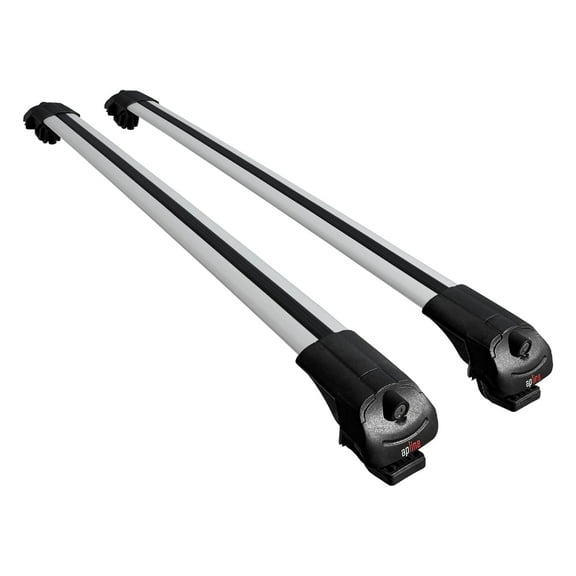 Compatible with Mercedes GL Class 2 (X166) Pre-Facelift 2013-2015 ACE-1 Car Roof Rack Cross Bar Grey Aluminium 2 Bars