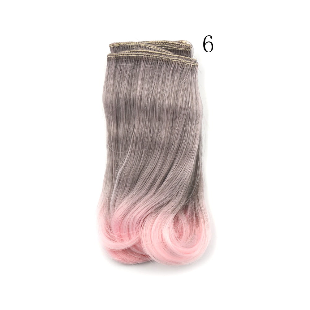 15cm diy curly doll wigs High Temperature Wire doll hair for 1/3 1/4 1/6 BJYEDE 