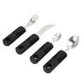 thumbnail image 3 of Weighted Utensils, 4 Pieces Anti Shaking Stainless Steel Parkinsons Utensils For Elderly, 3 of 8