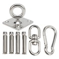 thumbnail image 4 of Ceiling Hanging Kit, Stainless Steel Anti Rust High Toughness Swing Ceiling Mount Set  for Swing Chair, 4 of 7