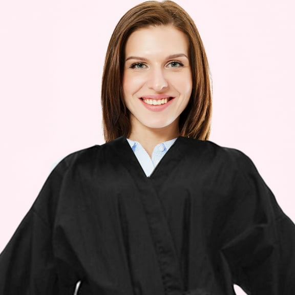 Beaupretty 2Pack Hair Coloring Cape Hair Salon Smock Cloth Black for Hair Dying