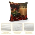 thumbnail image 4 of Shiartex Valentines Throw Pillow Cover Romantic Red Rose Flowers and Wine Decorative Pillow Case Home Decor Square 12x12in, 4 of 5