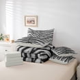 thumbnail image 6 of jejeloiu Tiger Stripe 7-Piece Bedding Comforter Set,Wild Animal Hunting King Bedding Sets,Wrustic Farmhouse Bed Sheets For Adults,Breathable Home Decor Reversible, 6 of 8