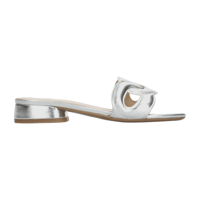 Sandalias Efe Mujer Plata De Piso Casuales Cómodo plateado 24.5