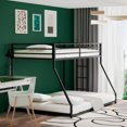 thumbnail image 2 of hommetree Twin Over Full Metal Bunk Bed, 2 of 5