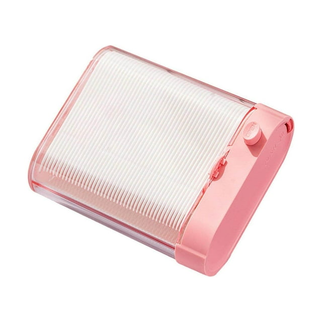 stanreset Automatic Floss Storage Box Portable Dispenser Toothpick Toothpick Dental for Oral Care Bathroom Pink
