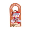 thumbnail image 1 of Letrero colgante de perilla de puerta de Navidad, letrero decorativo navideño de dibujos animados, colgante frontal Muñeco de nieve, 1 of 9
