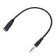 thumbnail image 1 of 3,5mm macho a 2,5mm hembra cable adaptador de audio estéreo para auriculares 20cm Feliz Sencillez, 1 of 5