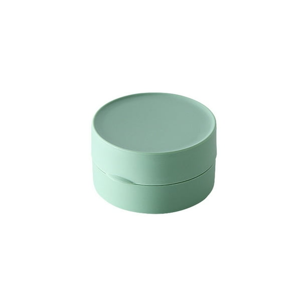 Toystoory Caja de almacenamiento de baño ABS, Color sólido, redondo, a prueba de polvo, a prueba de fugas, reutilizable, lavable, accesorios para el Cocina y Comedor Verde Toystoory HA067311-04