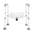 thumbnail image 2 of Raised Toilet , Prevent Slipping Elevated Toilet Riser Easy Adjust High Stability  for Daily Use for Pregnant Woman, 2 of 7
