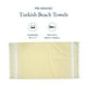 thumbnail image 3 of Juego de toallas turcas LANE LINEN, paquete de 6 toallas de playa, 100 x 180 cm, 3 of 9