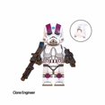 thumbnail image 3 of Juego de 8 Figuras de Ingeniero Constructor de la República, Minifiguras de Bloques de Plástico ABS, Regalo para Niños y Coleccionistas, 3 of 10