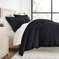 thumbnail image 1 of Ultra Suave y Transpirable - Juego de Funda Nórdica - Ropa de Cama Negra Matrimonial/Queen de Comfort Canopy, 1 of 10