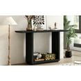 thumbnail image 5 of Mirod Elegant Minimalist Console Table with Curved Corners,Natural Wood Veneer,U-Base Design for Easy Placement ,Perfect for Displaying Your Treasures,Simple Assembly, 5 of 10