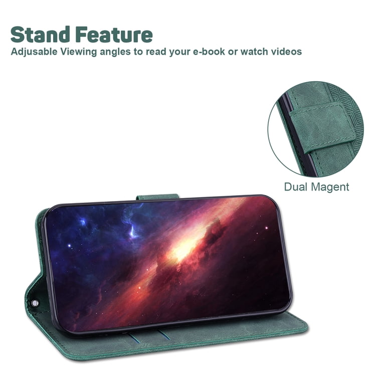 UEEBAI Wallet Case for iPhone 14 with Card Holders, PU UEEBAI Wallet Case for iPhone 14 with Card Holders, PU