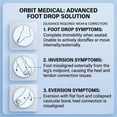 thumbnail image 3 of Adjustable Foot Drop Orthosis Brace with Walking and Ankle Stability for Air Cushion Lightweight Stabilizer Fits Inside Shoes, 3 of 6
