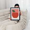thumbnail image 5 of Red Apple - Illustration Fruit Minimalist Modern Art Kitchen Decor Pop Art Geometric Abstract Black Framed Wall Art Print 5 x 7 inches, 5 of 7