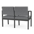 thumbnail image 5 of Lenox Steel Reception Waiting Room 2 Seats Chair / Charcoal Steel / Gray, 5 of 5