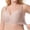 Pink, variant on Plus Size Fashion Regular Up Down Wavy Bra for Women Comfortable Supportive Everyday Wear Beige,M