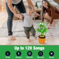 thumbnail image 2 of Juguete Dancing Talking Cactus Ayeboovi para 6 a 18 meses con 120 canciones, 2 of 8